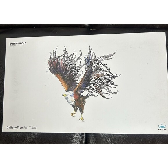 Huion Inspiroy H1060P Battery-Free Pen Tablet & Stylus, Graphics/Drawing New - Picture 1 of 6